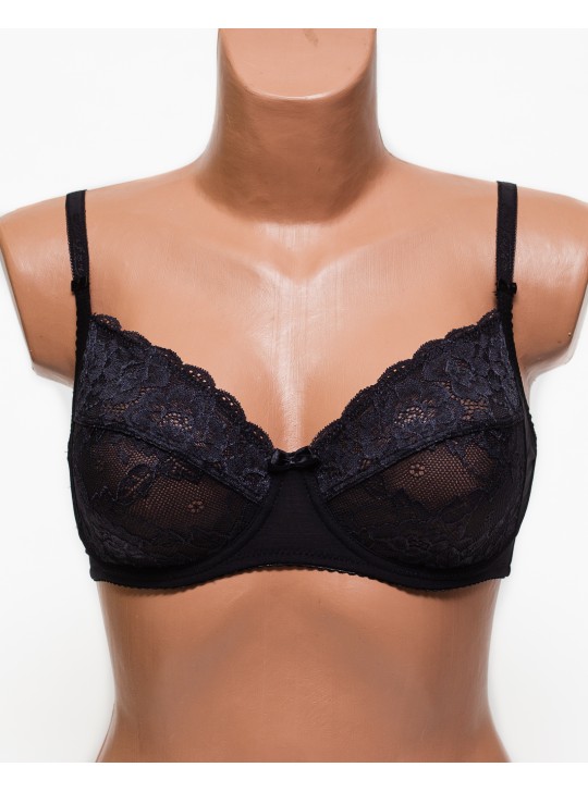 Бюстгальтер с мягкой чашкой Anfen 31-012 черный 31-012-2