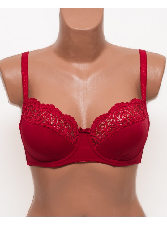 Бюстгальтер с мягкой чашкой Anfen 2-355 бордовый 2-355-4