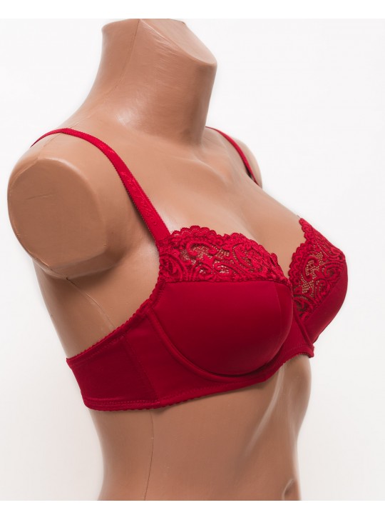 Бюстгальтер с мягкой чашкой Anfen 2-355 бордовый 2-355-4