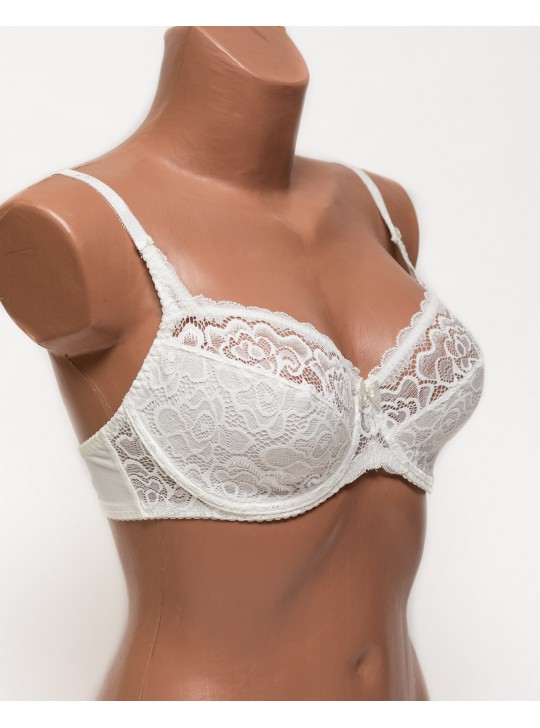 Бюстгальтер с мягкой чашкой Anfen 204 молочный 204-1