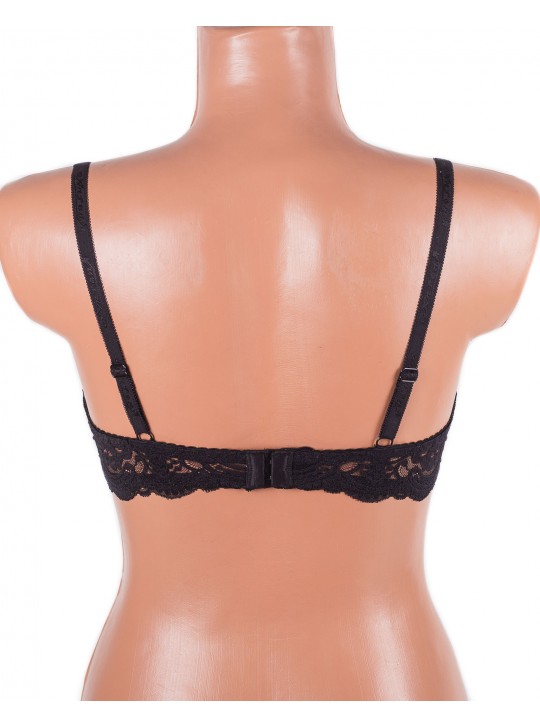 Бюстгальтер з мереживною спинкою Anfen 3-992 чорний 3-992-2