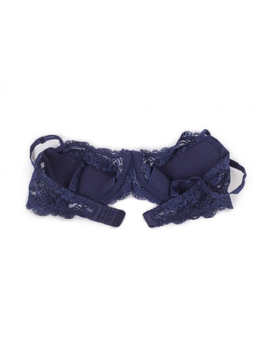 Бюстгальтер з мереживною спинкою Anfen 3-992 синій 3-992-3
