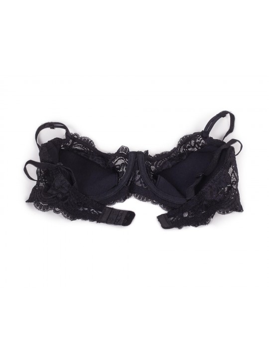 Бюстгальтер з мереживною спинкою Anfen 3-992 чорний 3-992-2