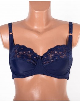 Бюстгальтер мереживний з м'якою чашкою Anfen 31-007 синій 31-007-8