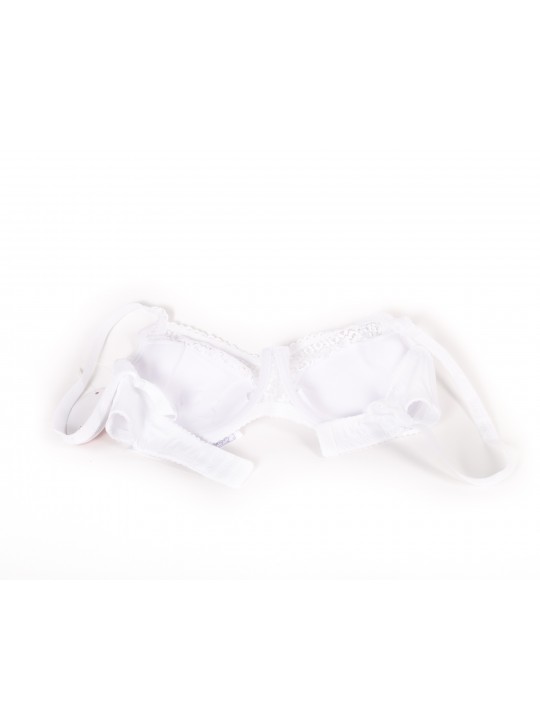Бюстгальтер мереживний з м'якою чашкою Anfen 31-022 білий 31-022-2