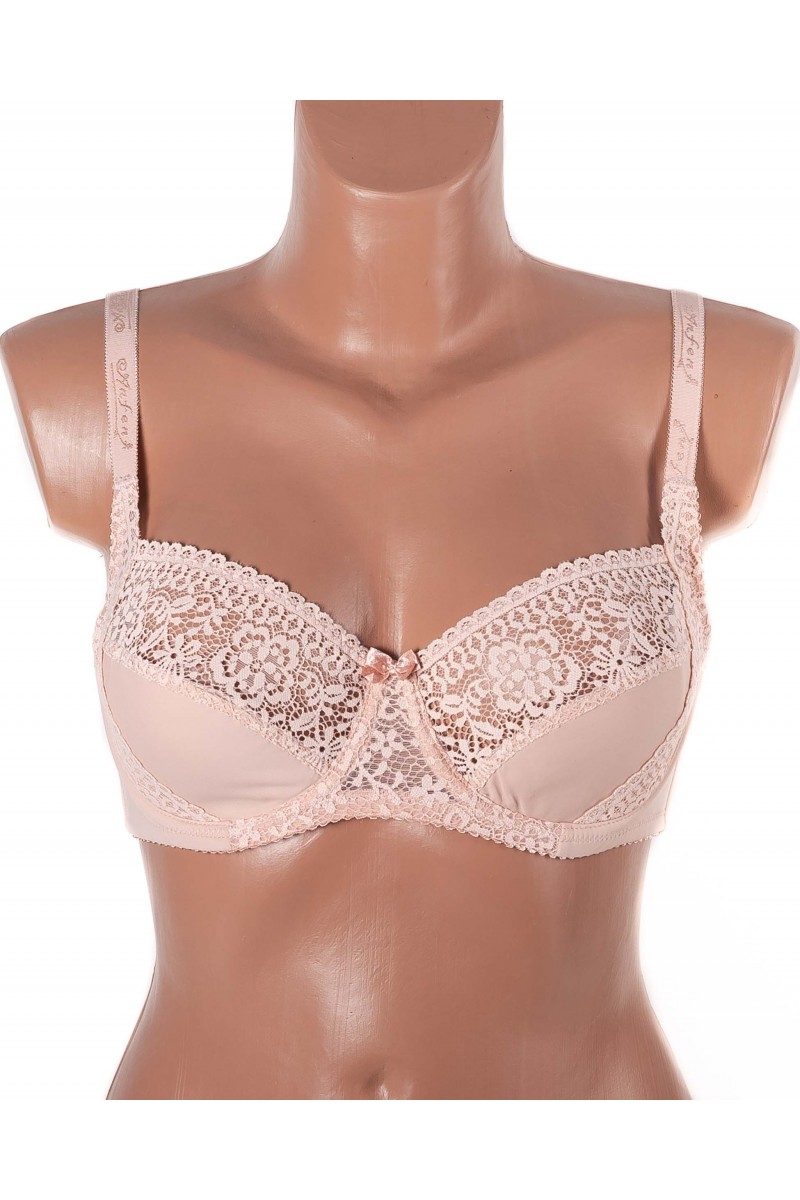Бюстгальтер мереживний з м'якою чашкою Anfen 31-022 капучино 31-022-3