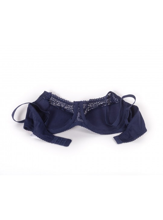 Бюстгальтер мереживний з м'якою чашкою Anfen 31-022 синій 31-022-4