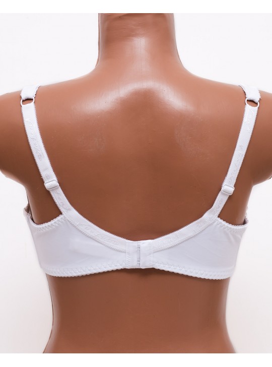 Бюстгальтер кружевной с мягкой чашкой Anfen 31-065 белый 31-065-2
