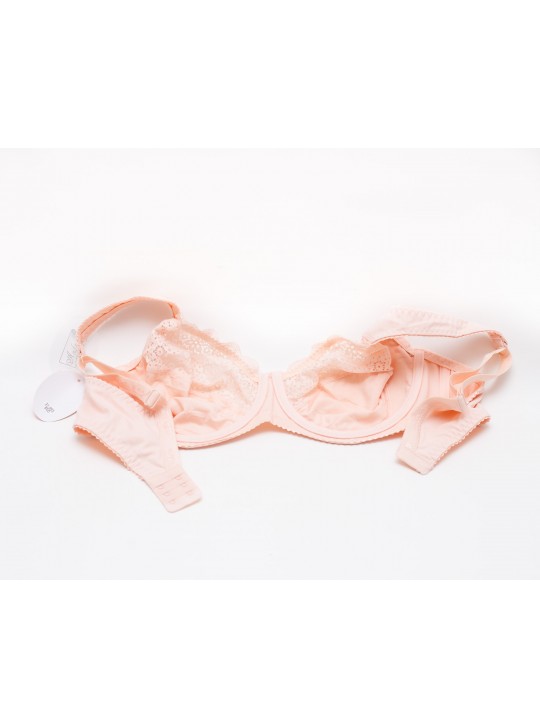 Бюстгальтер кружевной с мягкой чашкой Anfen 31-065 персиковый 31-065-4