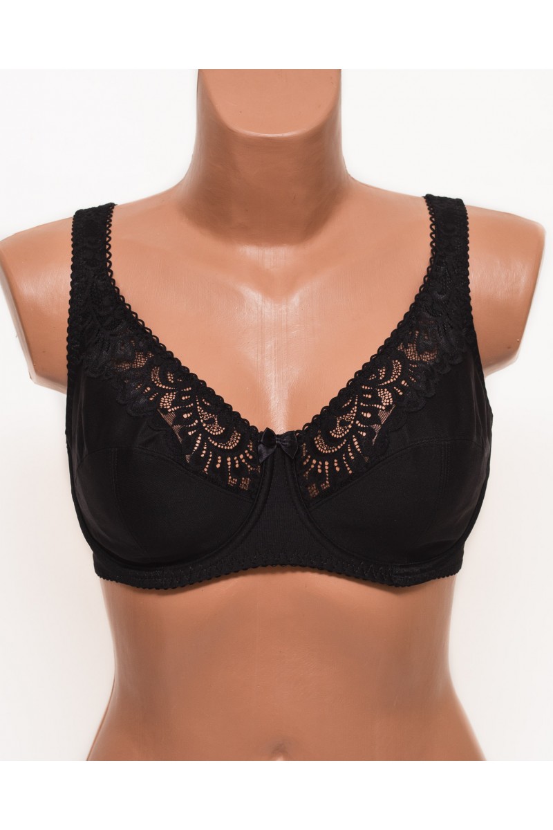 Бюстгальтер з м'якою чашкою Anfen 4-902 чорний 4-902-4