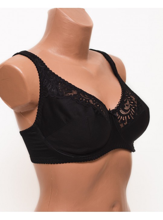 Бюстгальтер з м'якою чашкою Anfen 4-902 чорний 4-902-4