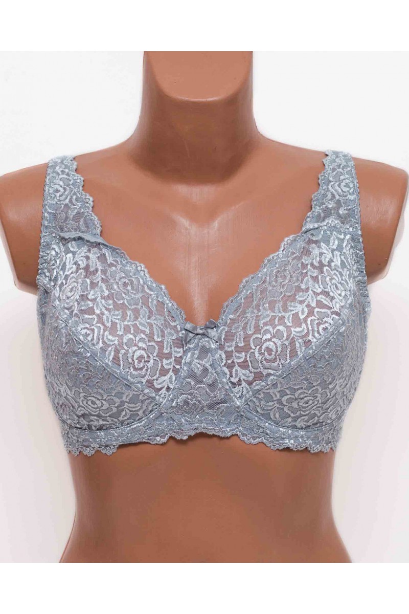Бюстгальтер з м'якою чашкою Anfen 408-55 сірий 408-55-14