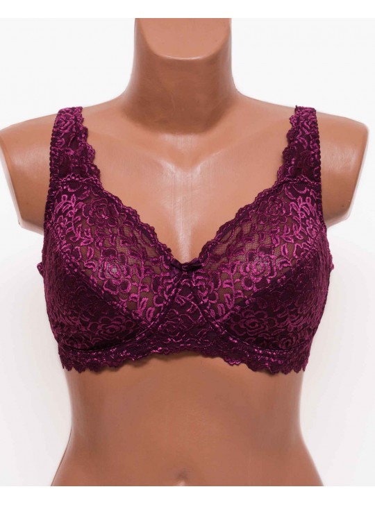 Бюстгальтер з м'якою чашкою Anfen 408-55 марсала 408-55-6