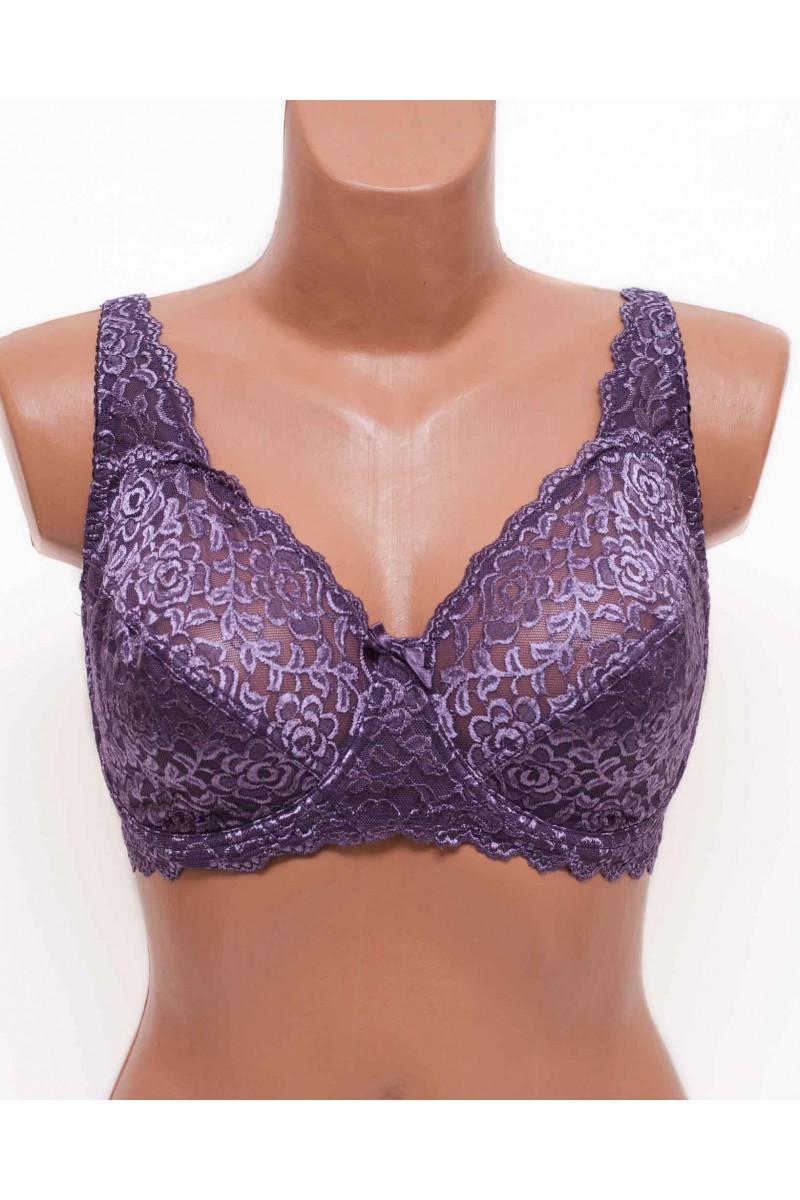 Бюстгальтер з м'якою чашкою Anfen 408-55 фіолетовий 408-55-11
