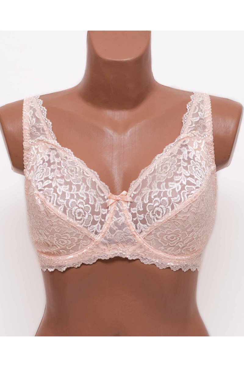 Бюстгальтер з м'якою чашкою Anfen 408-55 персиковий 408-55-12
