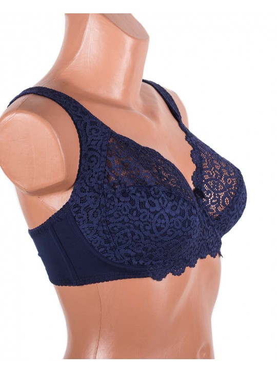 Бюстгальтер з м`якою чашкою Anfen 5-691 синій 5-691-3