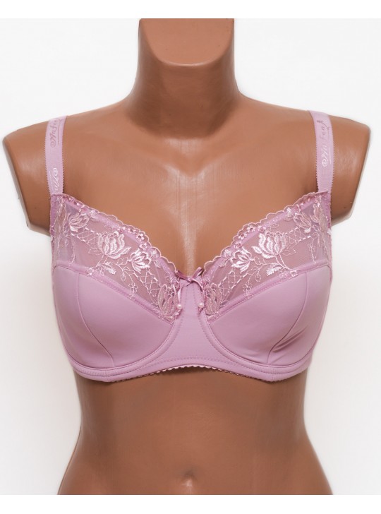 Бюстгальтер с вышивкой Anfen 5-705 пудра 5-705-2