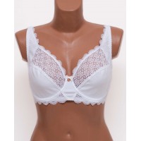 Бюстгальтер мереживний з м'якою чашкою Anfen 5-707 білий 5-707-3