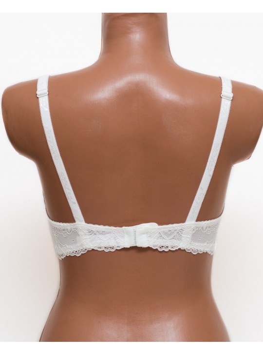 Бюстгальтер мереживна м'яка чашка Anfen 919 молочний 919-9