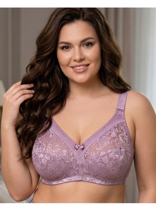 Бюстгальтер мереживний без кісточок Anfen 4-265 мокко 4-265-1