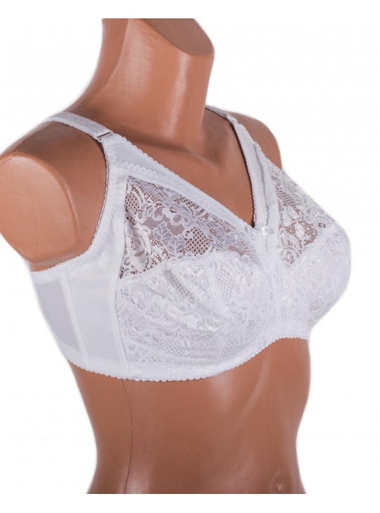 Бюстгальтер мереживний без кісточок Anfen 4-265 білий 4-265-2
