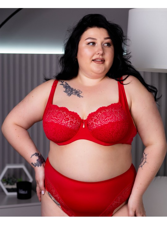 Бюстгальтер з м'якою чашкою Anfen 4-912-2 червоний 4-912-11