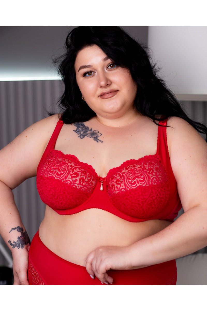 Бюстгальтер з м'якою чашкою Anfen 4-912-2 червоний 4-912-11