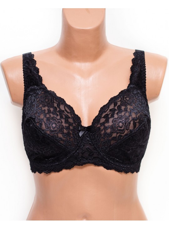Бюстгальтер з м'якою чашкою Anfen 408-55 чорний 408-55-1