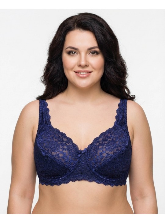 Бюстгальтер з м'якою чашкою Anfen 408-55 синій 408-55-8