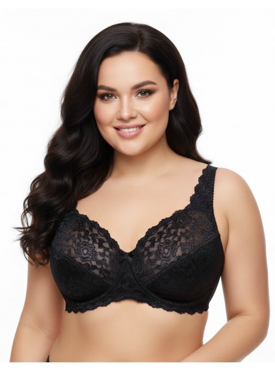 Бюстгальтер з м'якою чашкою Anfen 408-55 чорний 408-55-1