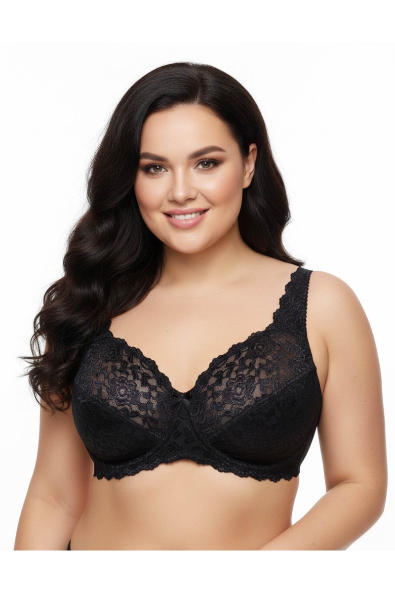 Бюстгальтер з м'якою чашкою Anfen 408-55 чорний 408-55-1