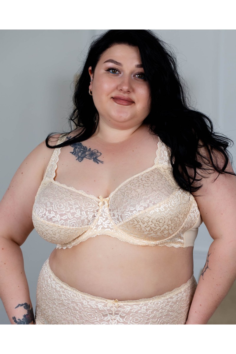 Бюстгальтер з м'якою чашкою Anfen 408-55 бежевий 408-55-4