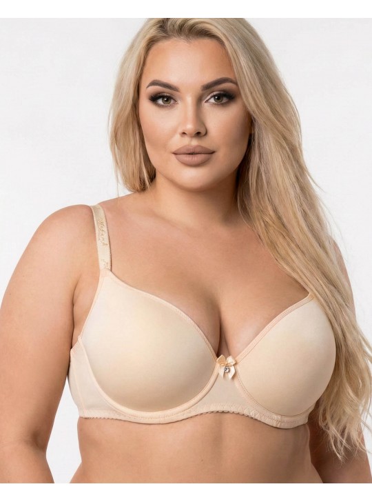 Бюстгальтер гладка чашка на тонкому поролоні Anfen 5-706 бежевый 5-706-3