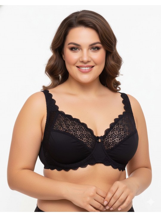 Бюстгальтер з м'якою чашкой Anfen 5-707 чорний 5-707-13