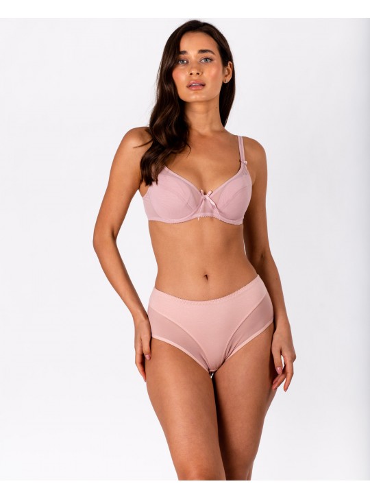 Бюстгальтер на тонкому поролоні з прозорою спинкою Anfen 5015 пудра 5015-5 Бюстгальтер на тонкому поролоні з прозорою спинкою Anfen 5015 пудра 5015-5