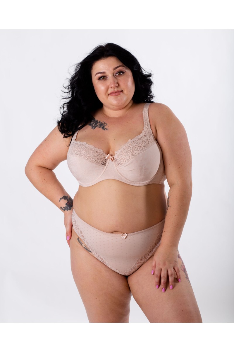 Бюстгальтер м'яка чашка на тонкому поролоні Annajolly 60988 капучіно 5517-1