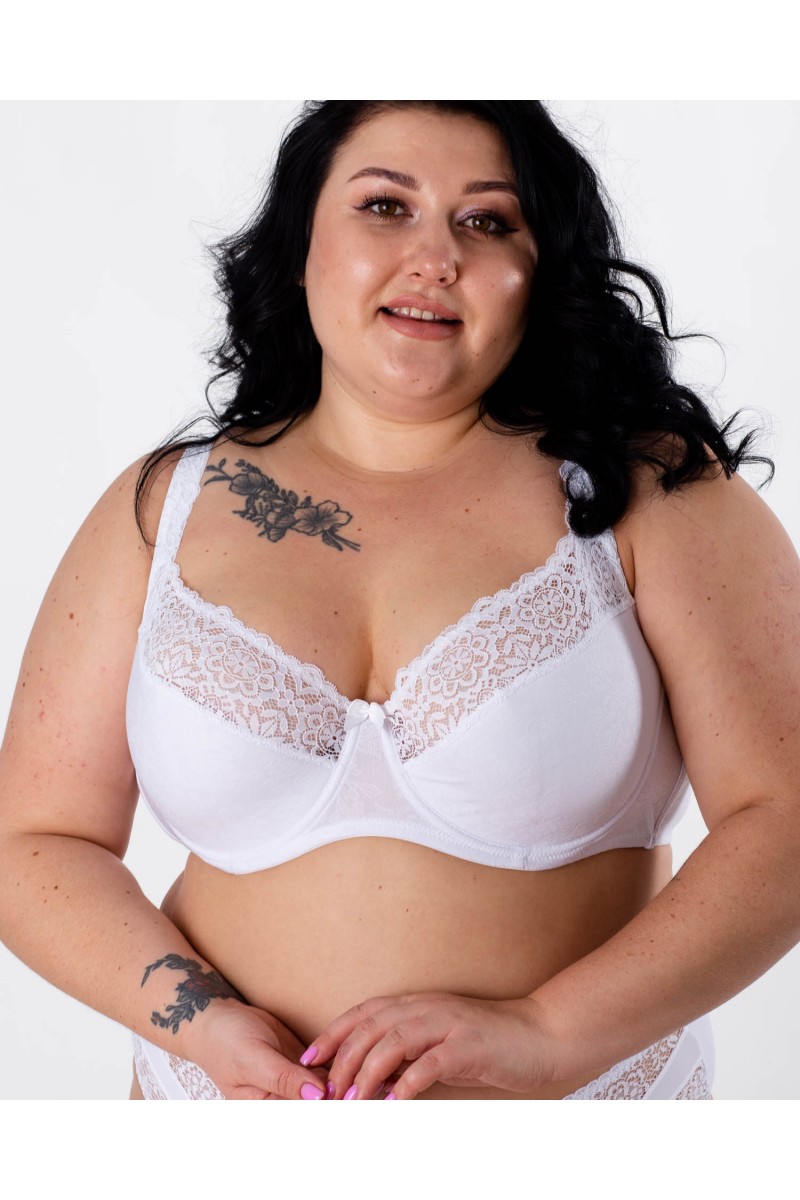 Бюстгальтер м'яка чашка на тонкому поролоні Annajolly 60988 білий 5517-2