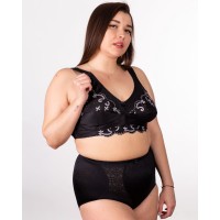 Бюстгальтер з вишивкою без кісточок Jeiccina 2669 чорний 5258-4