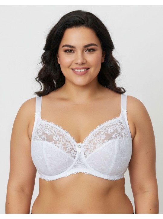 Бюстгальтер Lanny mode мереживний 11399 білий 11399-1