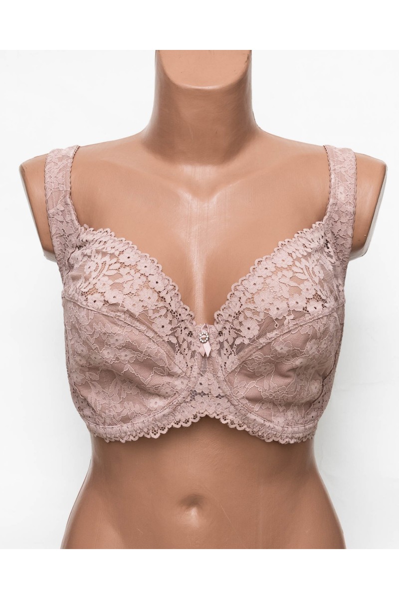 Бюстгальтер Lanny mode мереживний 11399 пудра 11399-2