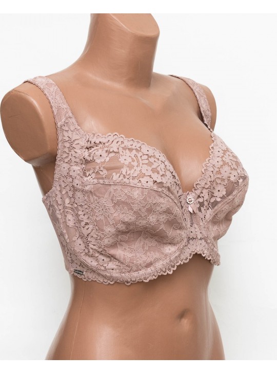 Бюстгальтер Lanny mode мереживний 11399 пудра 11399-2