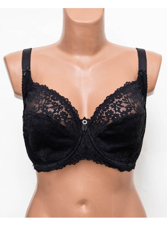 Бюстгальтер Lanny mode мереживний 11399 чорний 11399-4