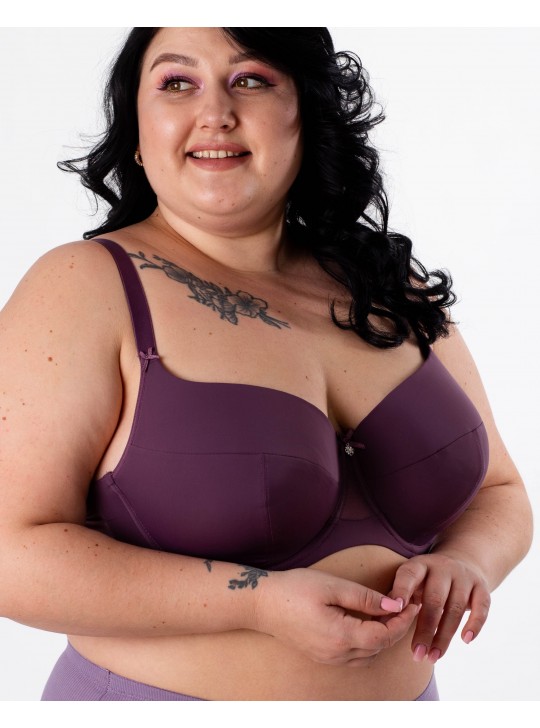 Бюстгальтер гладка чашка на тонкому поролоні Lanny mode 11555 мокко 11555-4