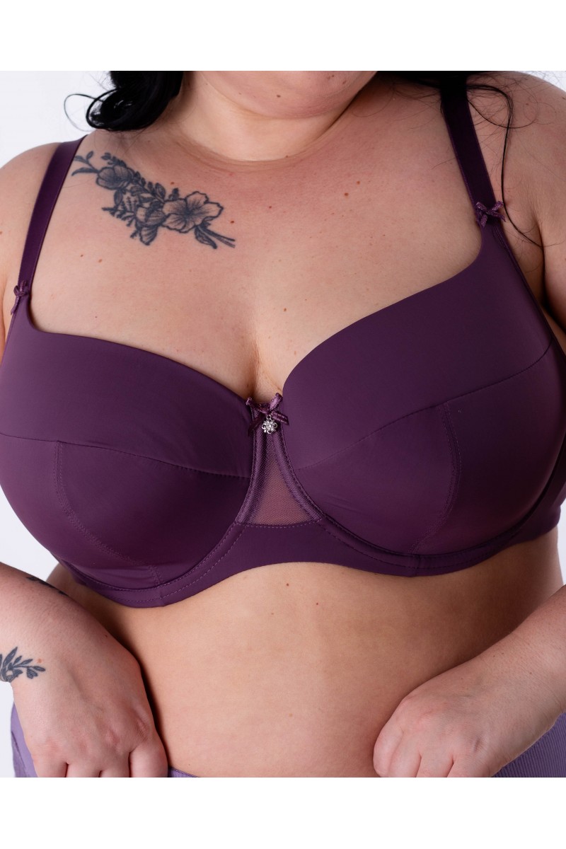 Бюстгальтер гладка чашка на тонкому поролоні Lanny mode 11555 мокко 11555-4