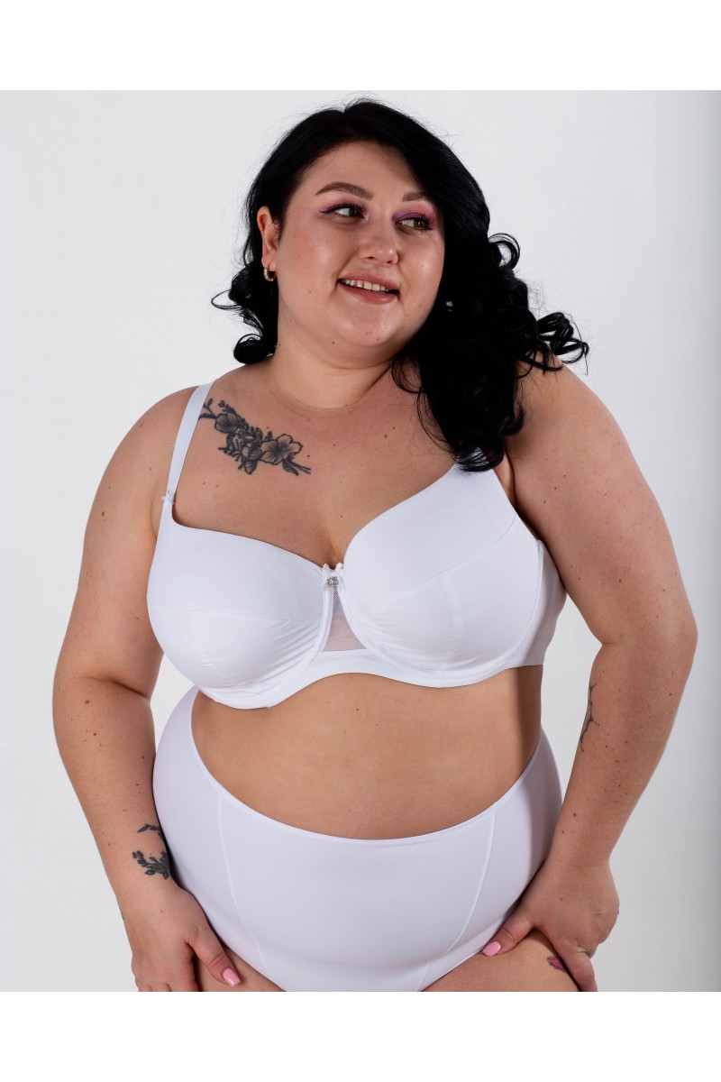 Бюстгальтер гладка чашка на тонкому поролоні Lanny mode  11555 білий 11555-5