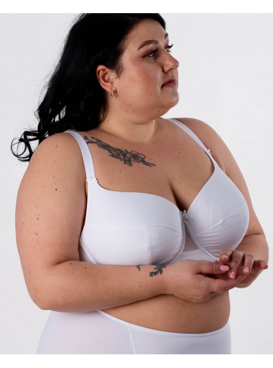 Бюстгальтер гладка чашка на тонкому поролоні Lanny mode  11555 білий 11555-5