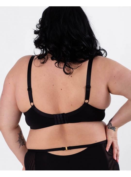 Бюстгальтер гладка чашка на тонкому поролоні Lanny mode  11555 чорний 11555-2