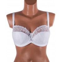 Бюстгальтер м'яка чашка з вишивкою Lanny mode 12839 білий 12839-8