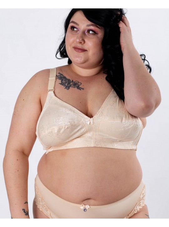 Бюстгальтер без кісточок Luerrose 556 бежевий 5522-3