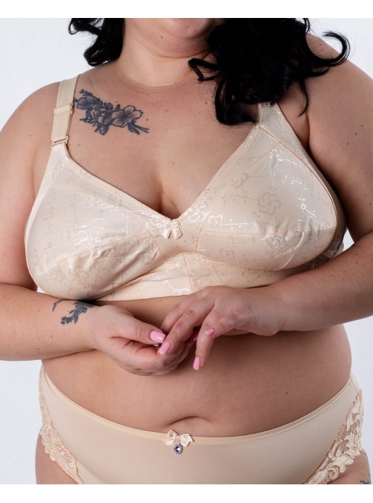 Бюстгальтер без кісточок Luerrose 556 бежевий 5522-3